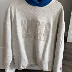 Essentials Blue and White Hoodie